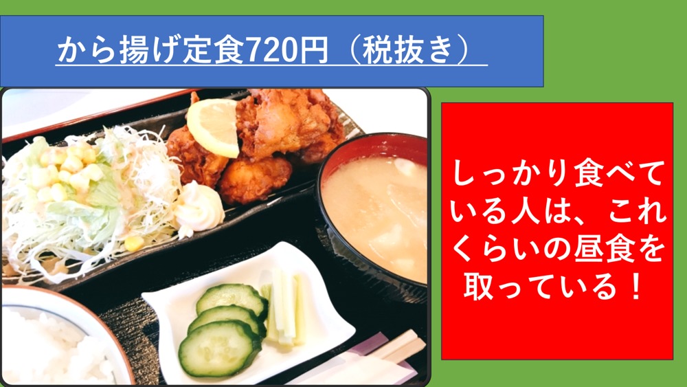 から揚げ定食