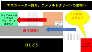 エメラルドグリーンの金子ビル